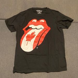 Rolling Stones logo x Canadian flag